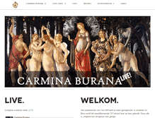 Tablet Screenshot of carminaburanalive.nl